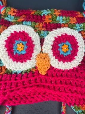 Crochet handmade owl hat